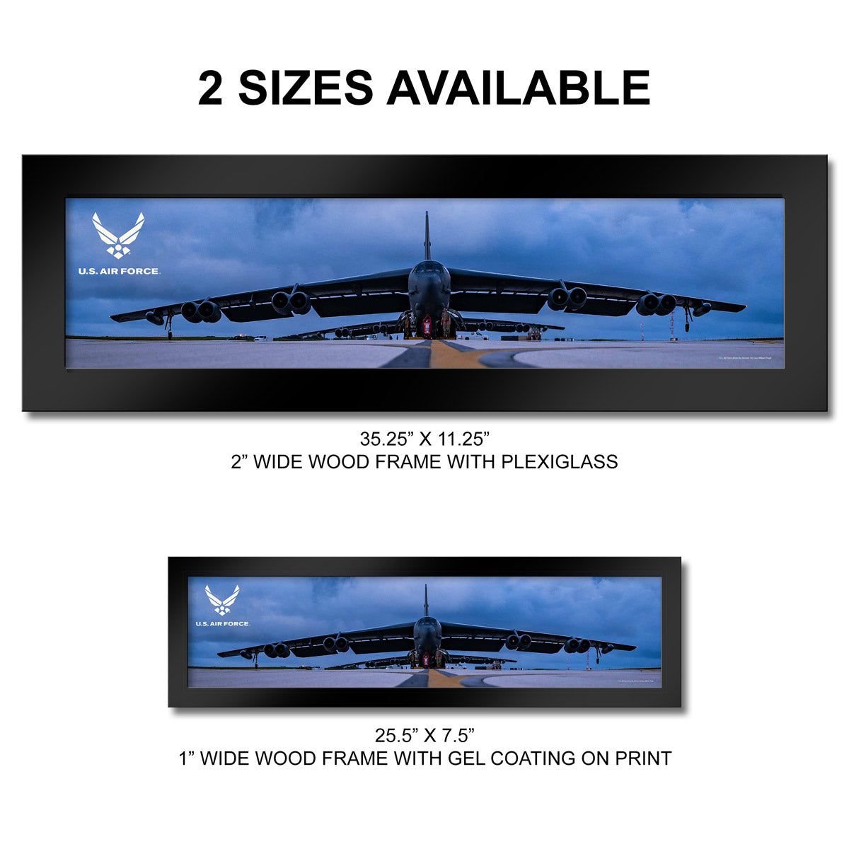 7.62 Design B-52 U.S. Air Force stampa incorniciata 25 pollici