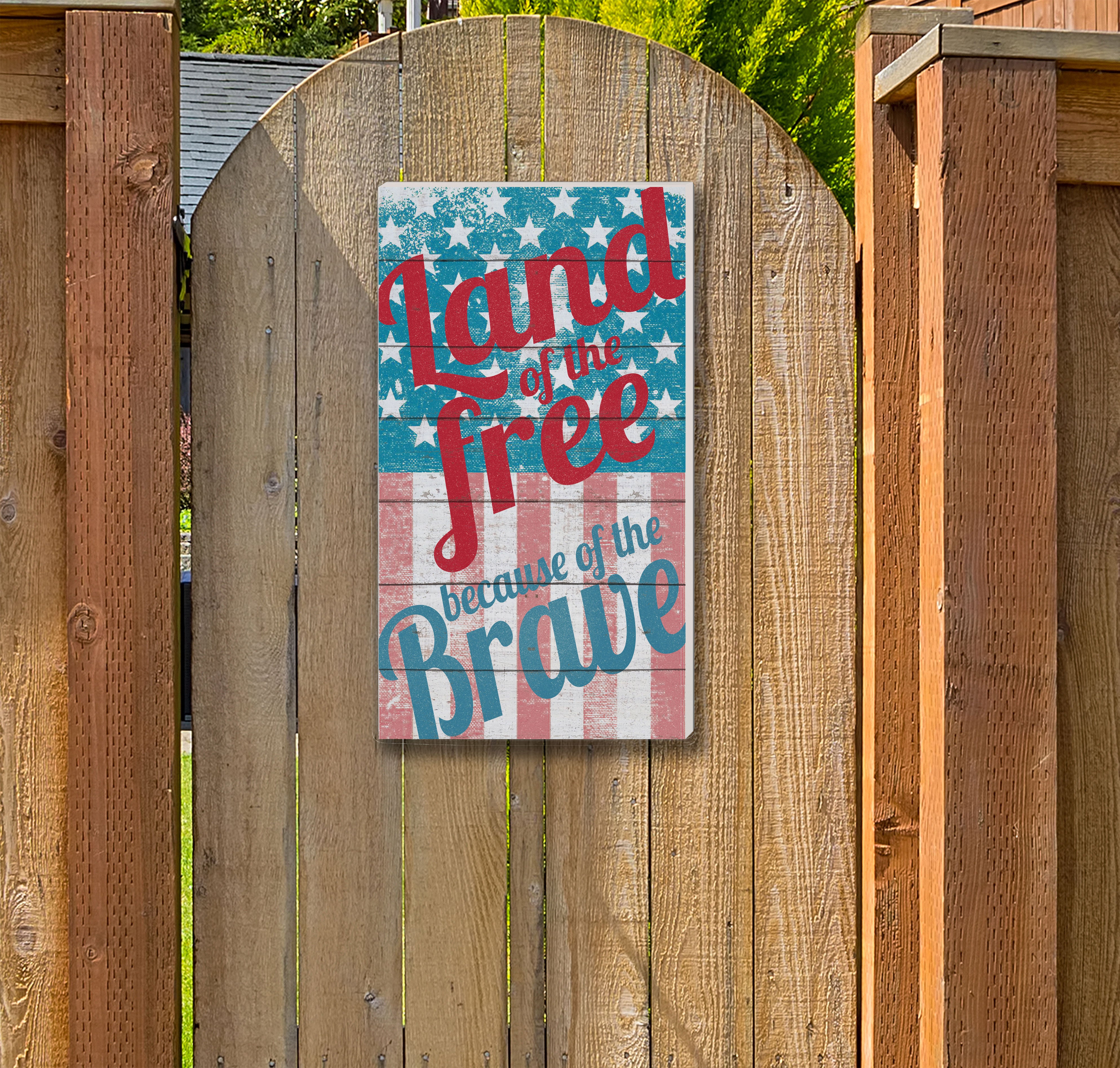 7.62 Design Land of the Free targa PVC 28x51cm