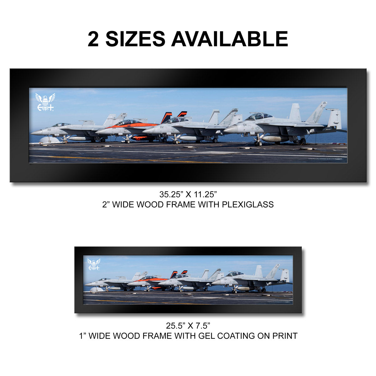 7.62 Design Navy Hornets Stampa incorniciata 28x64 cm navy