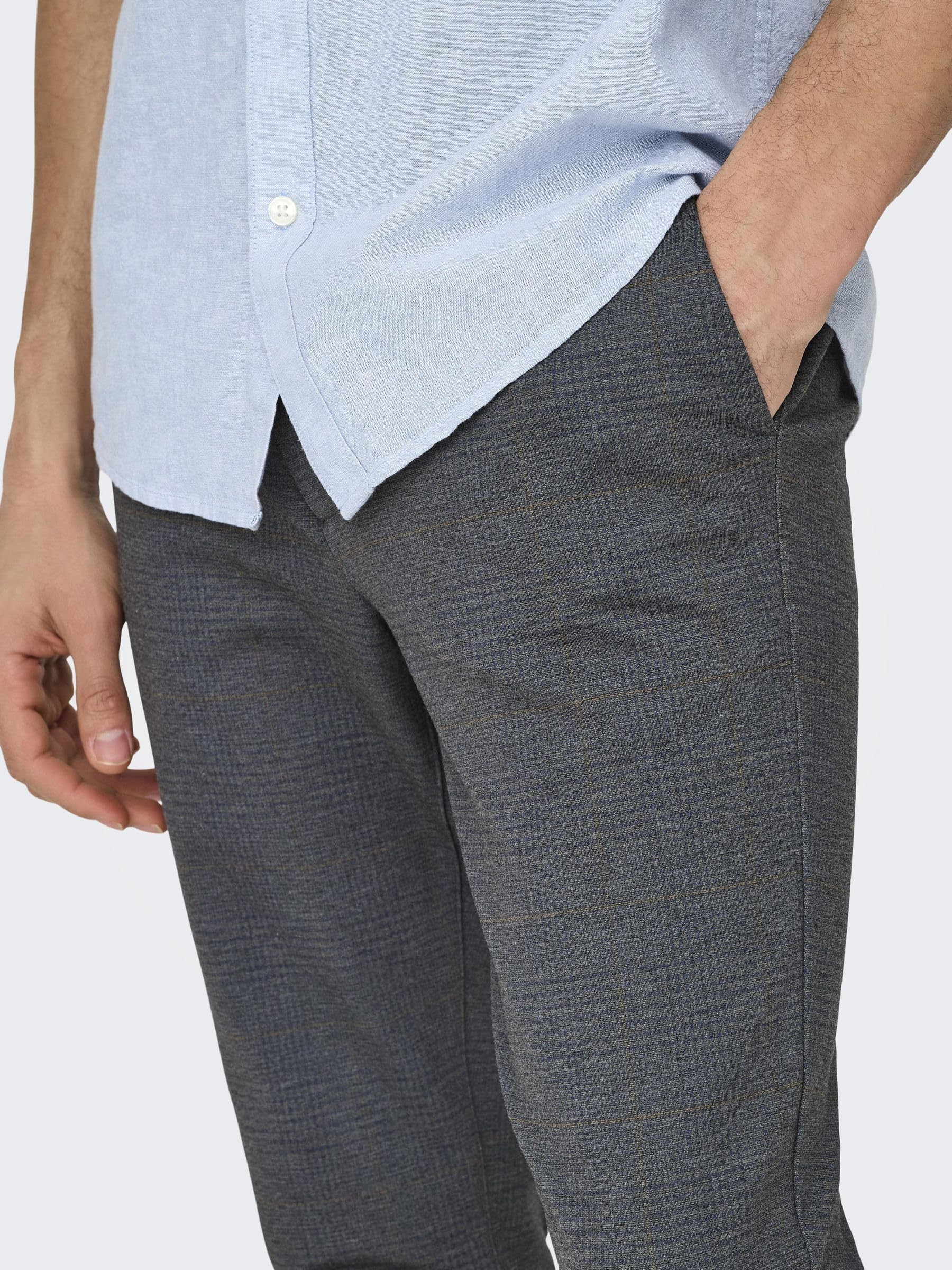 ONLY & SONS Onsmark Slim Pantaloni uomo 31W/30L navy