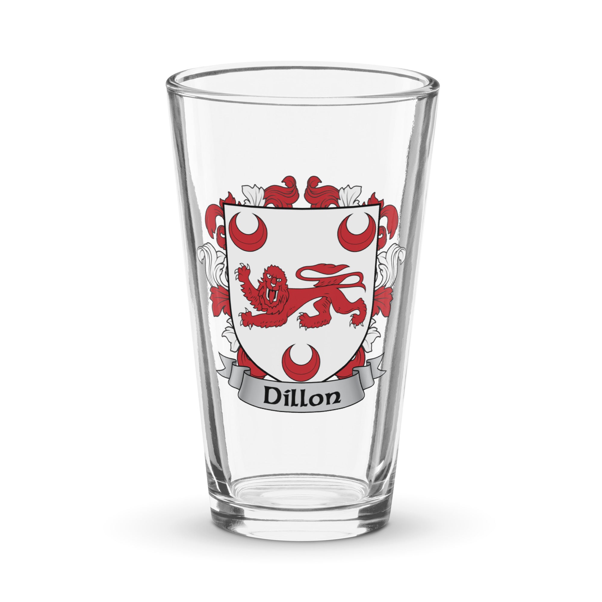 7.62 Design Dillon bicchiere birra vetro 473 ml stemma irlandese
