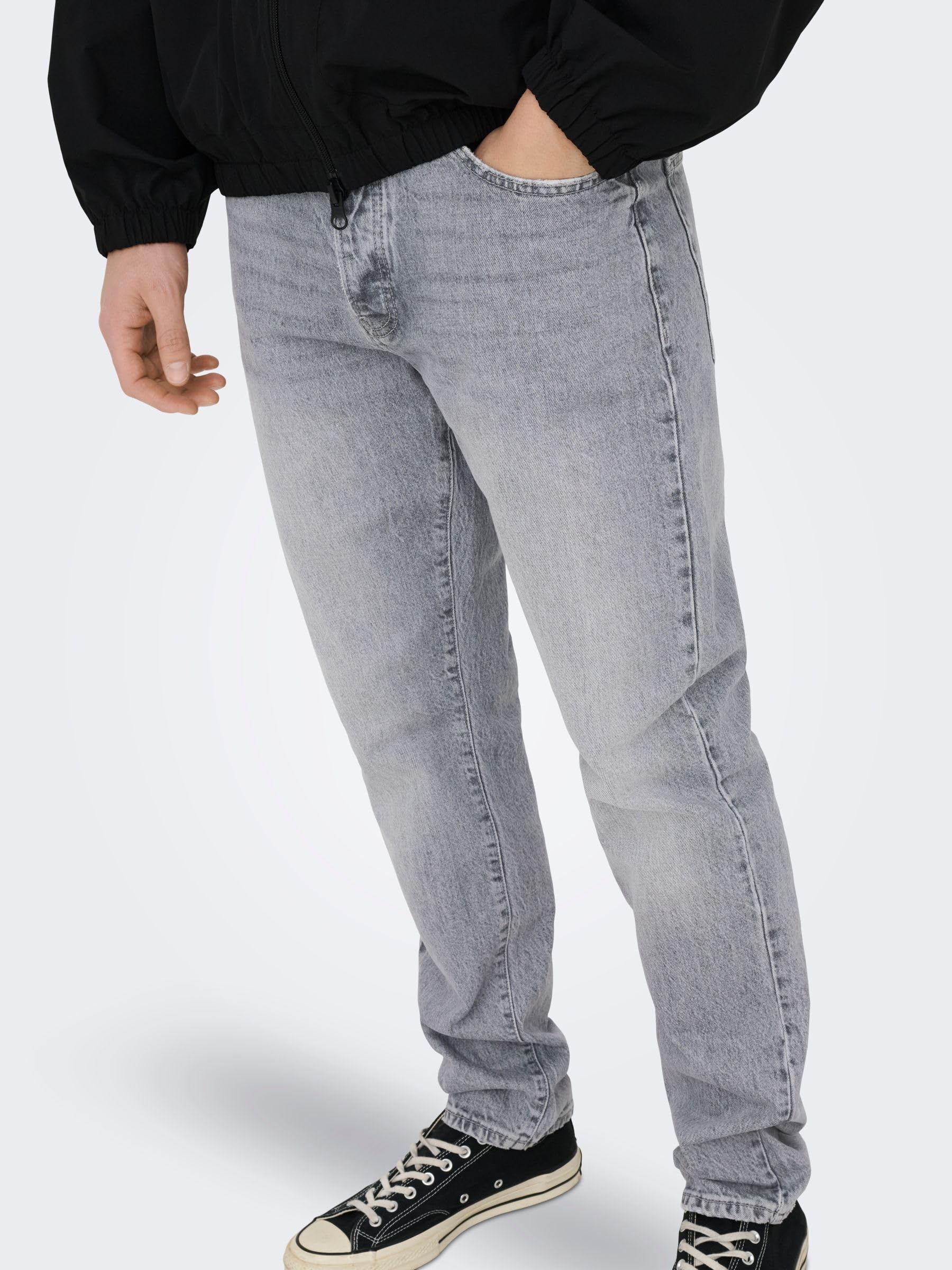 Only & Sons Onsyoke Vita Media Tapered Jeans 36W/32L blu