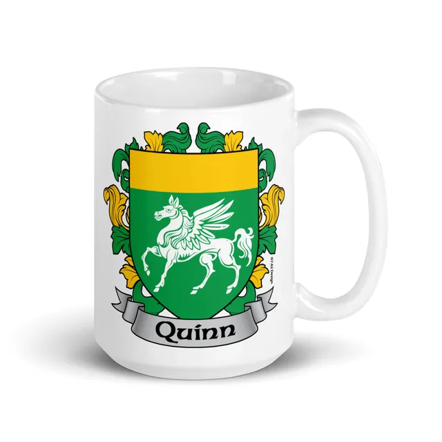 7.62 Design Quinn tazza ceramica 15oz stemma irlandese