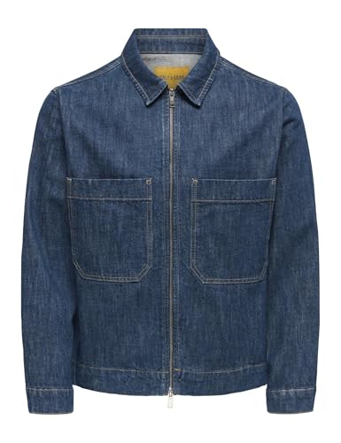 Only & Sons Onscassel Giubbotto Jeans Uomo XXL