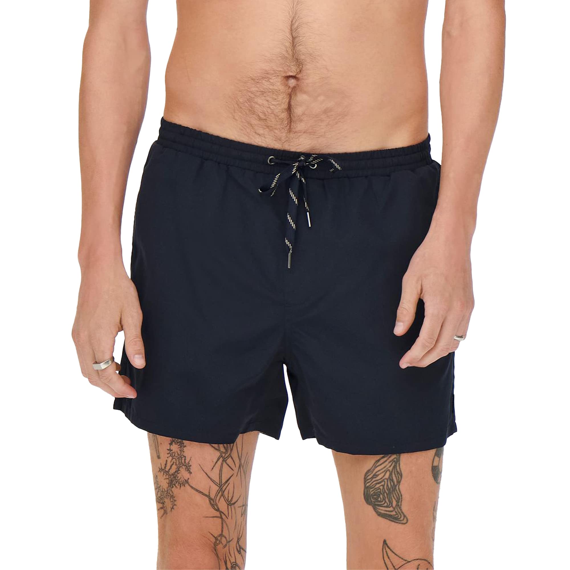 Only & Sons Costume Uomo Castor Gray Boxer Mare Poliestere
