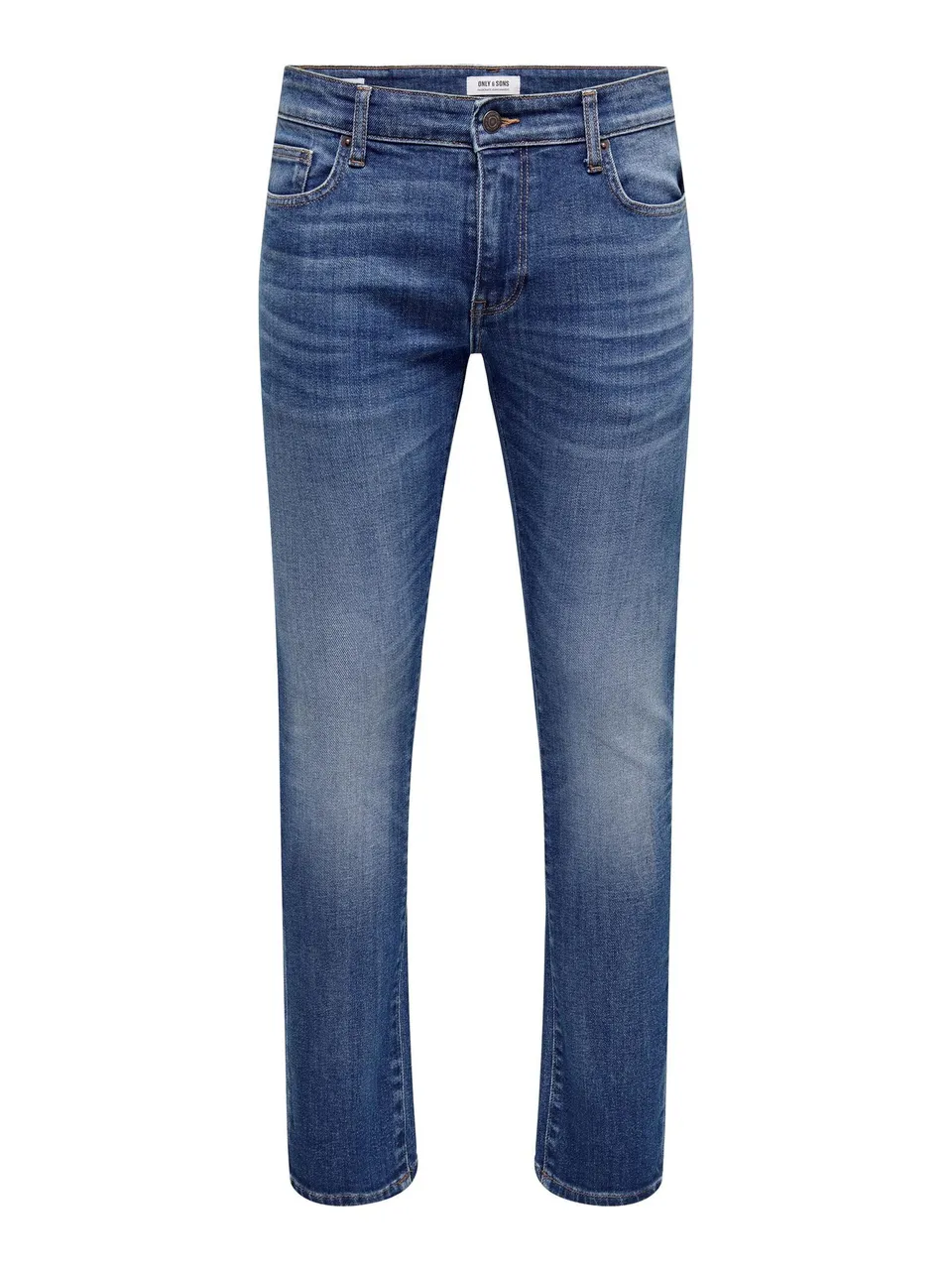 Only & Sons Jeans Slim Fit Uomo Blu Denim Zip
