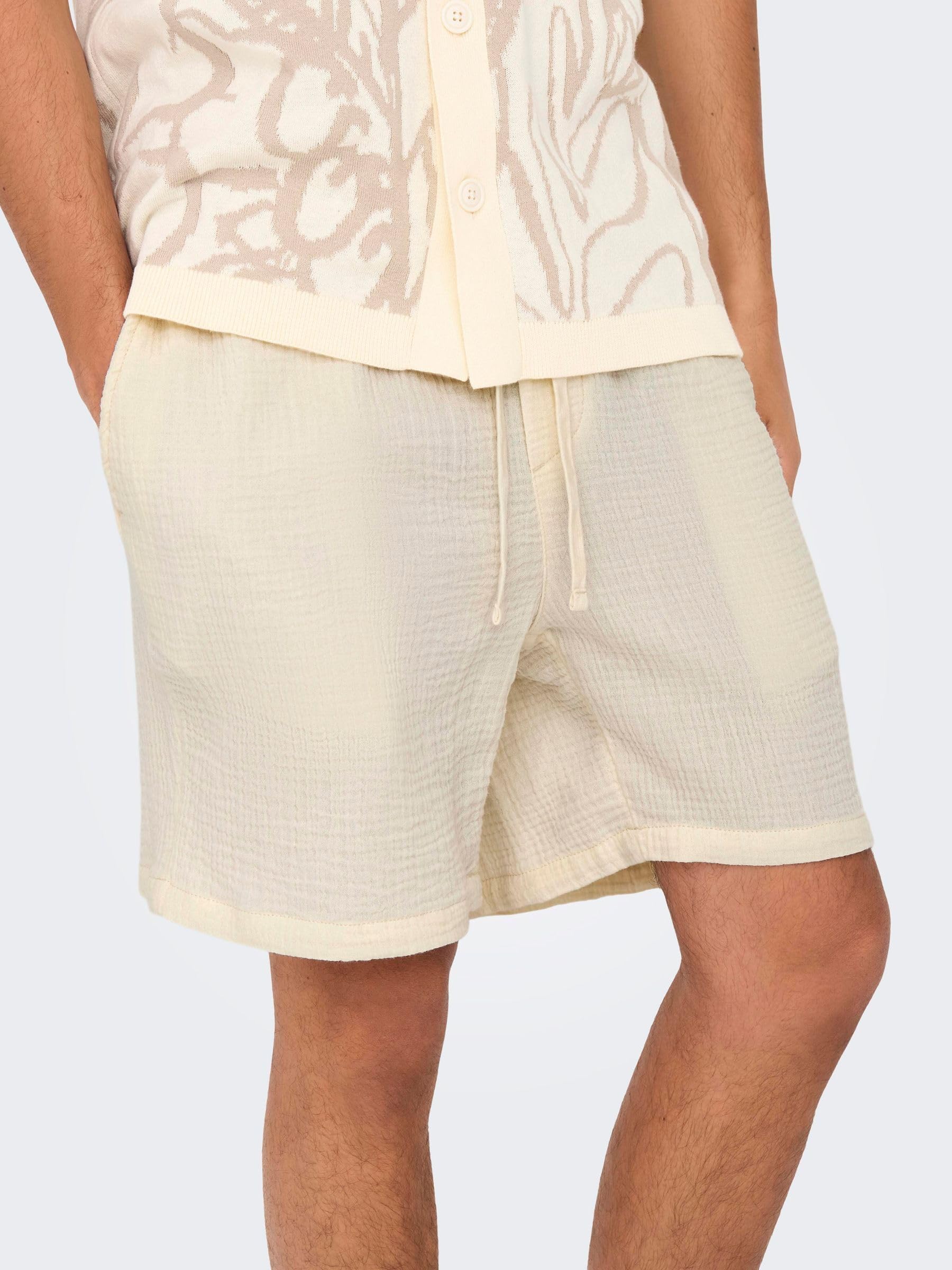 ONLY & SONS Onstel-PAS 0158 Pantaloncini Uomo L Corti