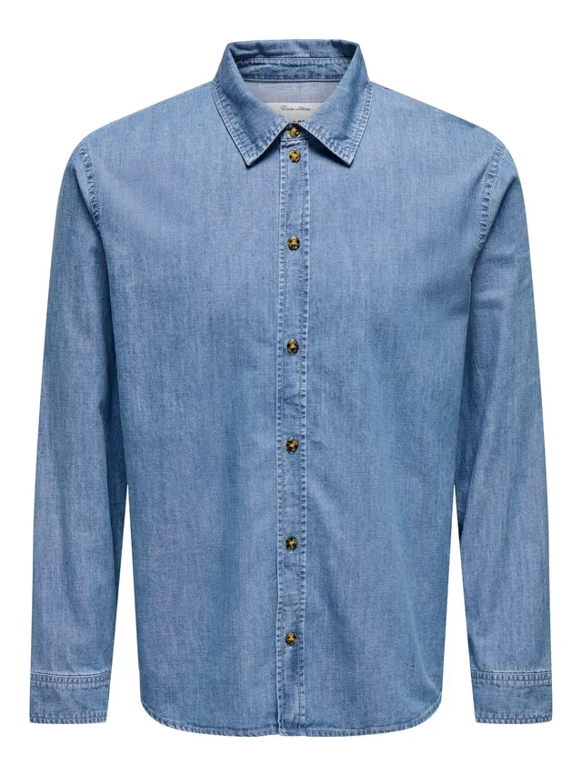 Only & Sons Onsean Camicia Uomo Cotone Taglia L
