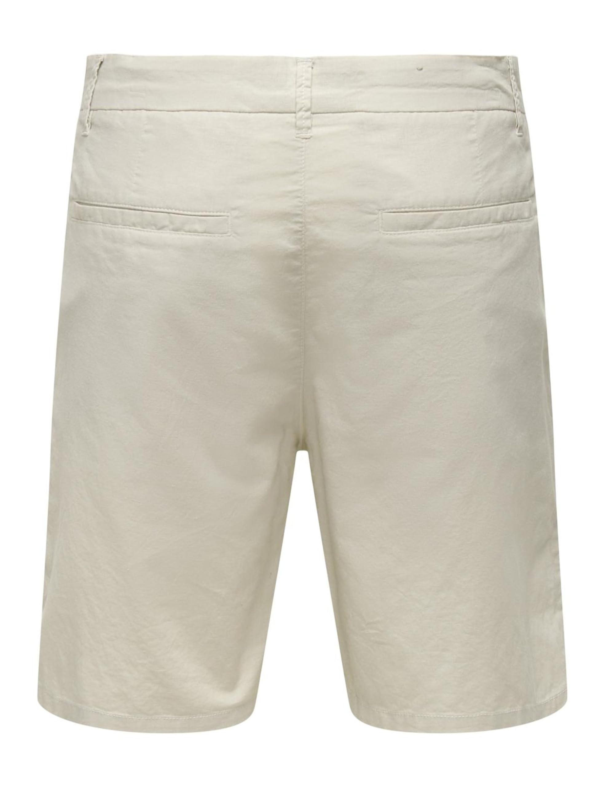 ONLY & SONS Onsnick Straight 0580 Pantaloncini Uomo S Argento