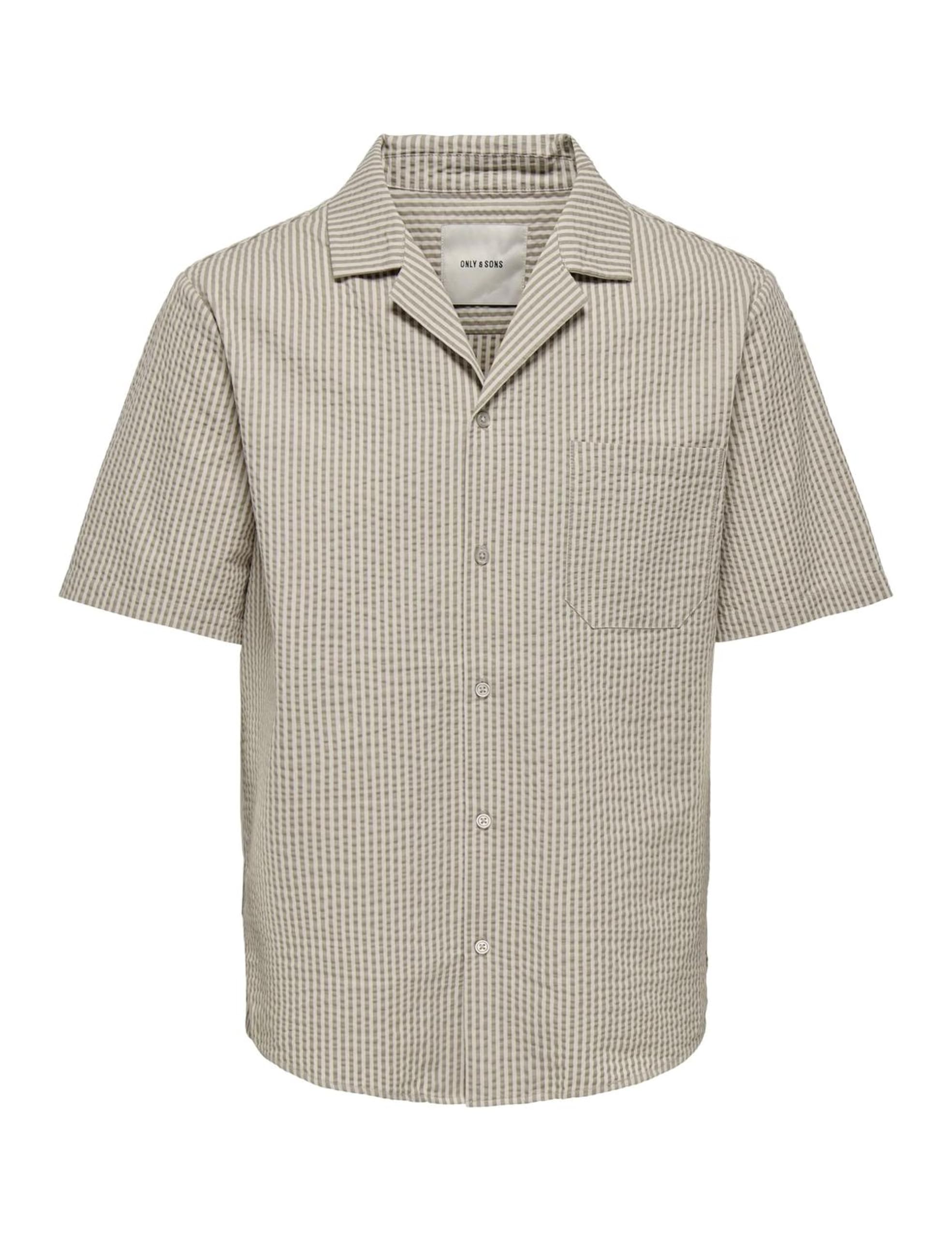 ONLY & SONS Onseye Resort Camicia Uomo Nero Cotone
