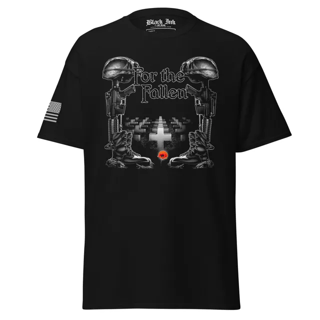 7.62 Design For The Fallen maglietta uomo cotone nera