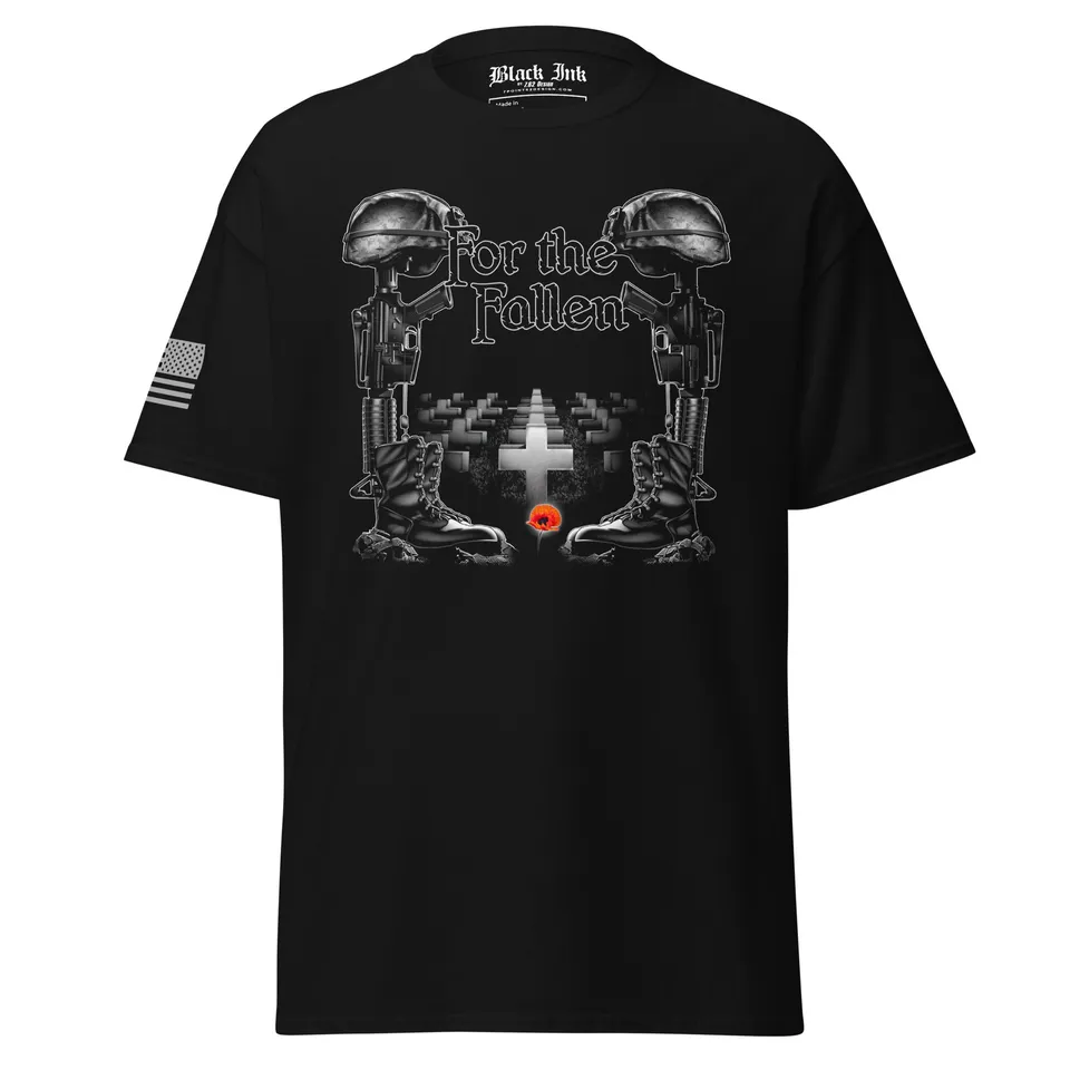 7.62 Design For The Fallen maglietta uomo cotone nera