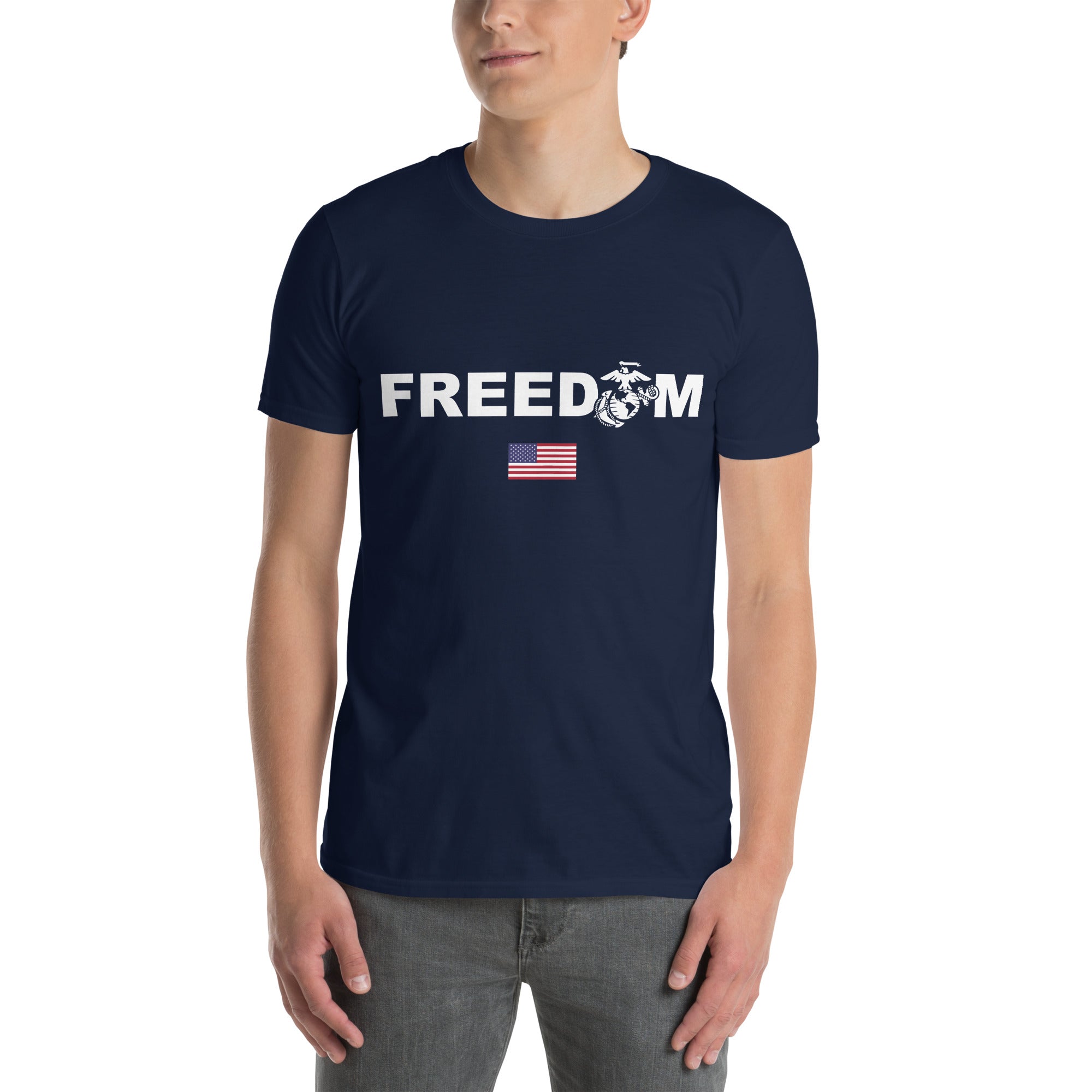 7.62 Design USMC Freedom t-shirt uomo nera cotone