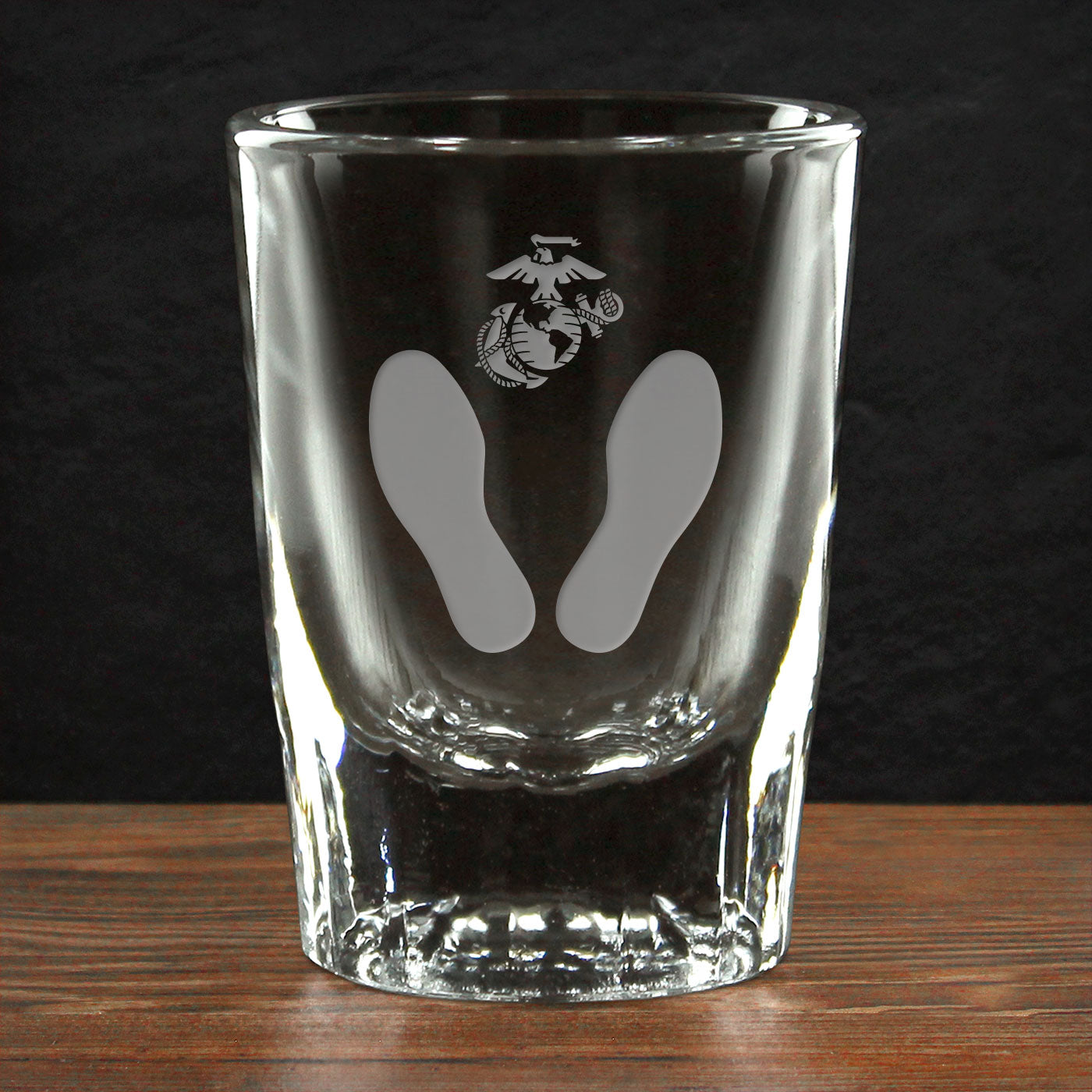 7.62 Design USMC EGA bicchierino shot 1.5oz vetro inciso