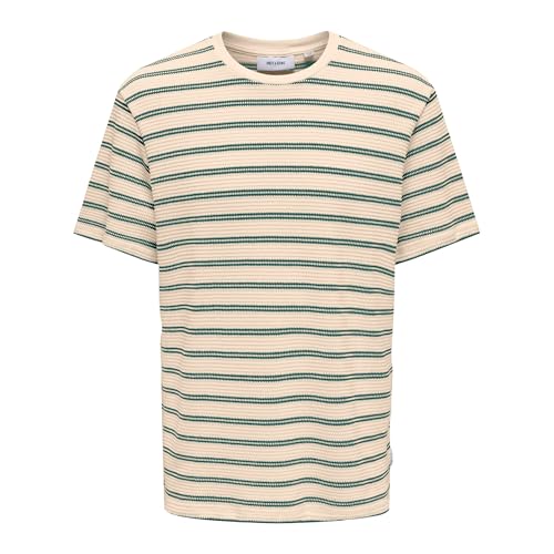 Only & Sons Sian Regular Striped Camicia Uomo Cotone Righe
