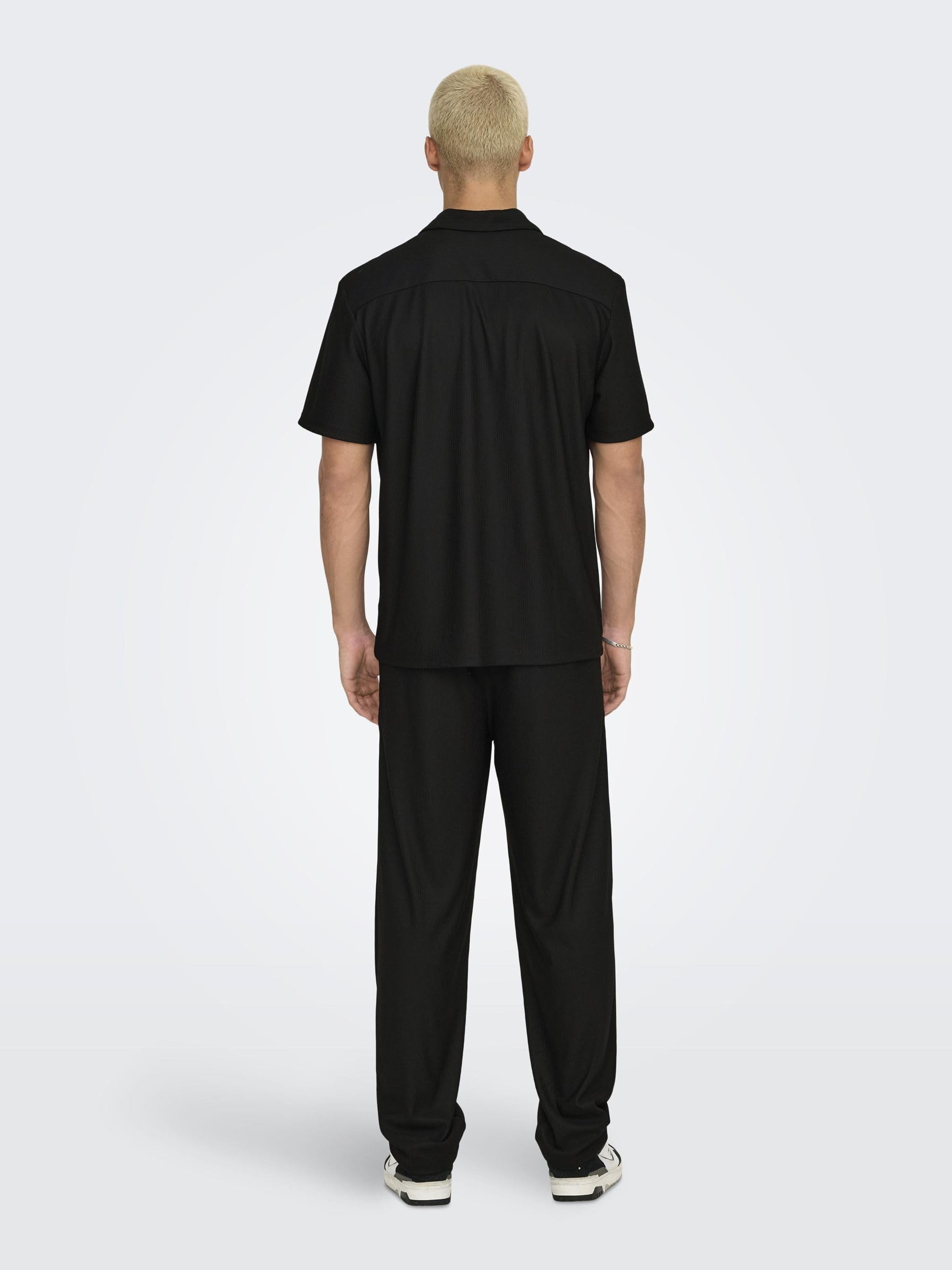 Only & Sons Onskari Resort Camicia Uomo Relax Manica Corta
