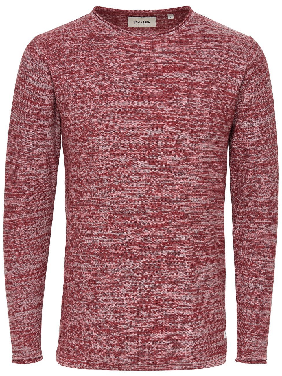 Only & Sons Onssatre Reverse Crew felpa nera M cotone
