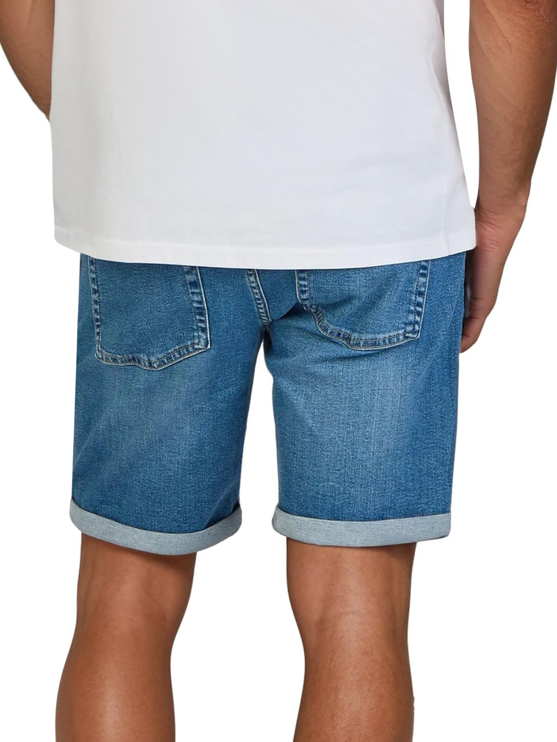 ONLY & SONS Onsply Pantaloncini Uomo 2 Pezzi Medio-blu/Nero Denim