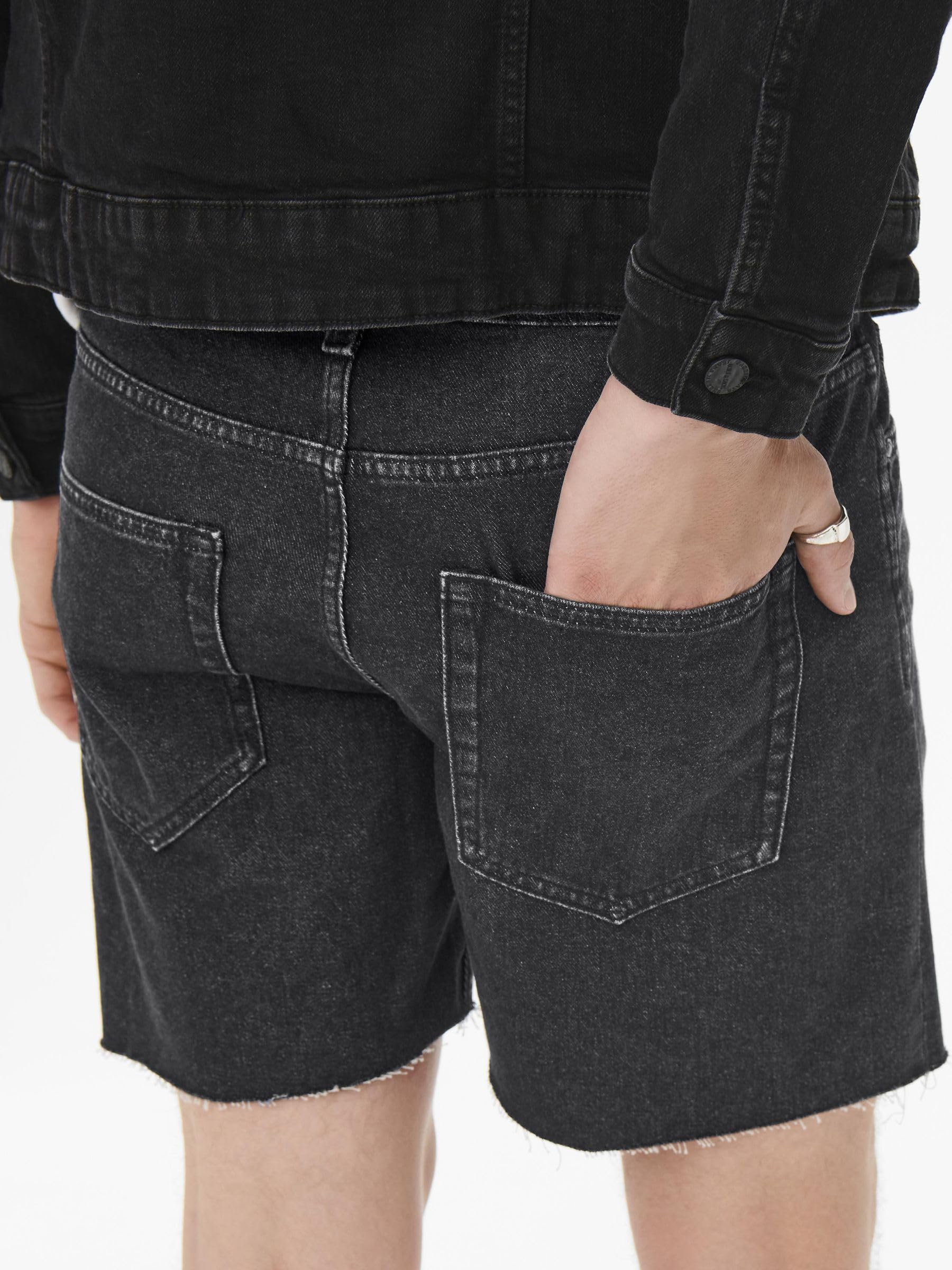 Only & Sons Pantaloncini jeans uomo L 100% cotone