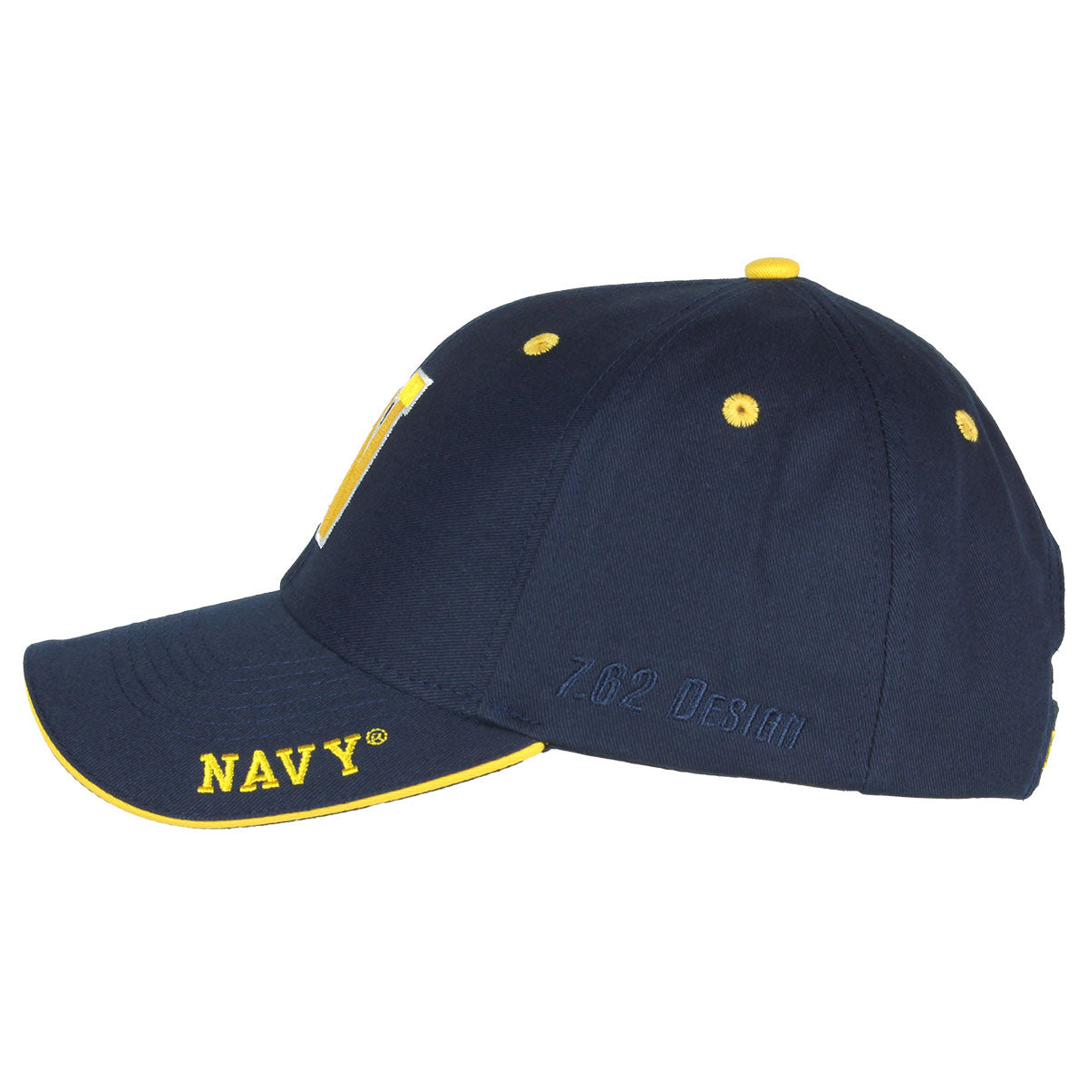 7.62 Design Headwear Gold N cappello twill blu navy cotone