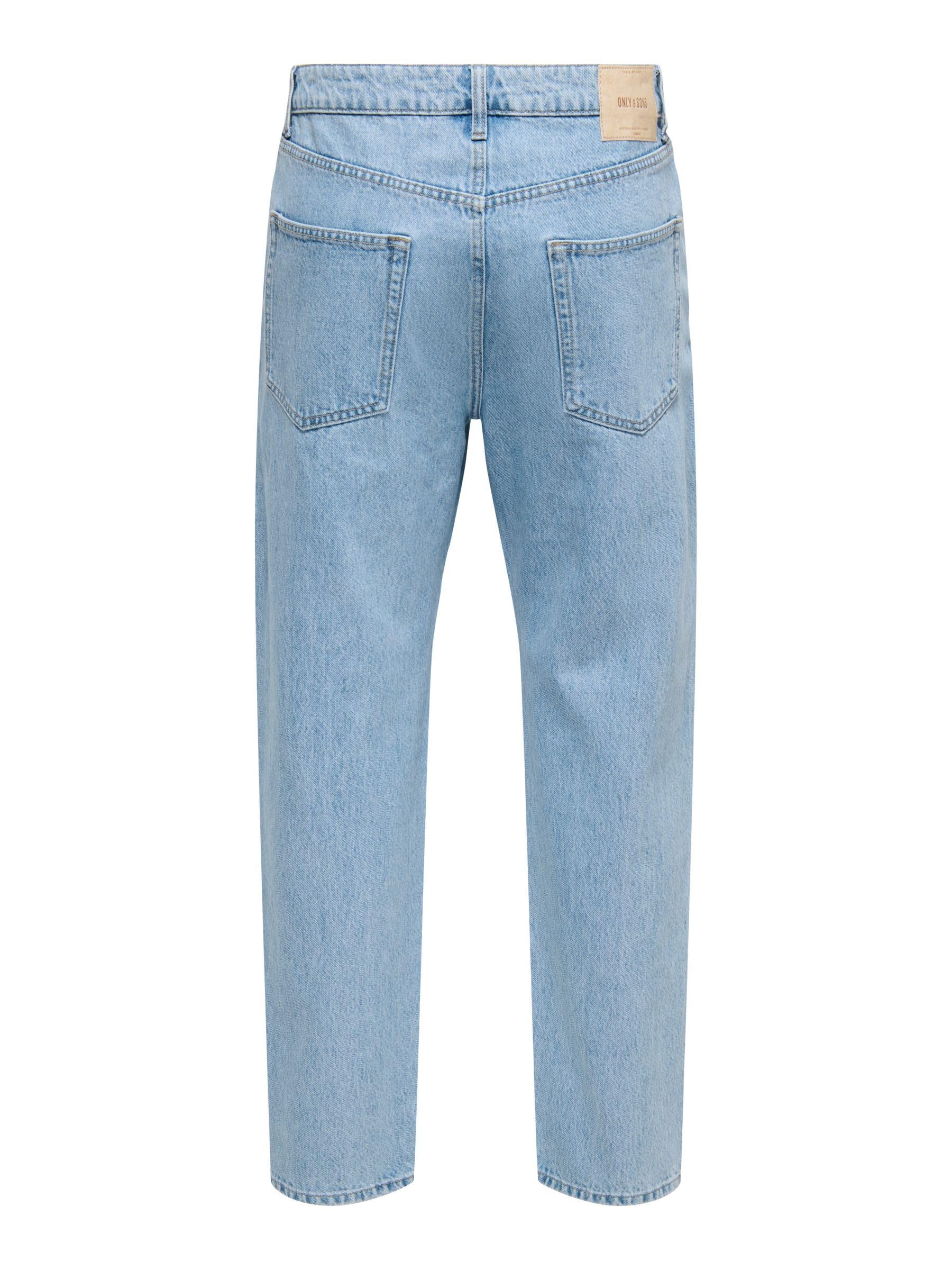 Only & Sons Onstye Vita Alta Jeans Tapered 32W/30L Blu