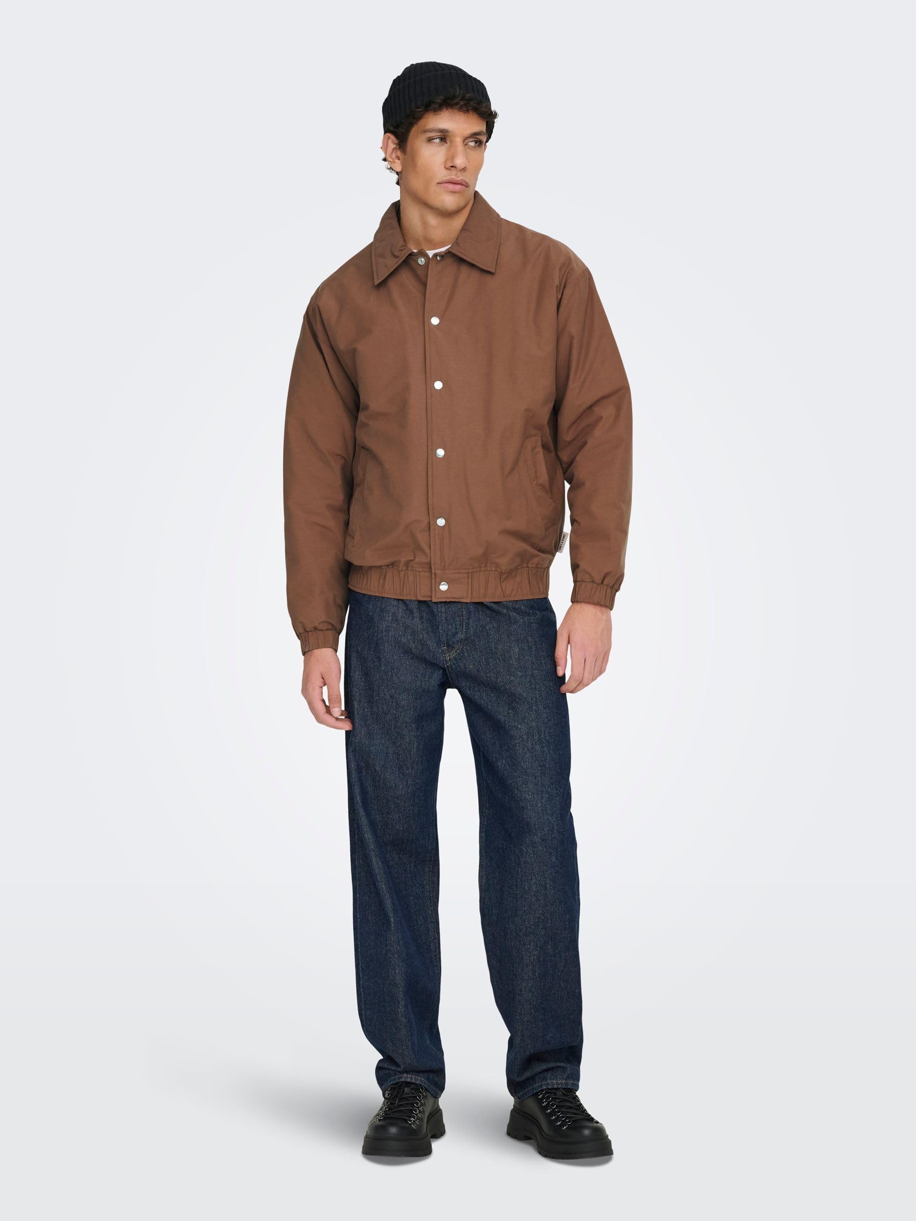 Only & Sons Onsbratt Giacca XL imbottita cappuccio invernale