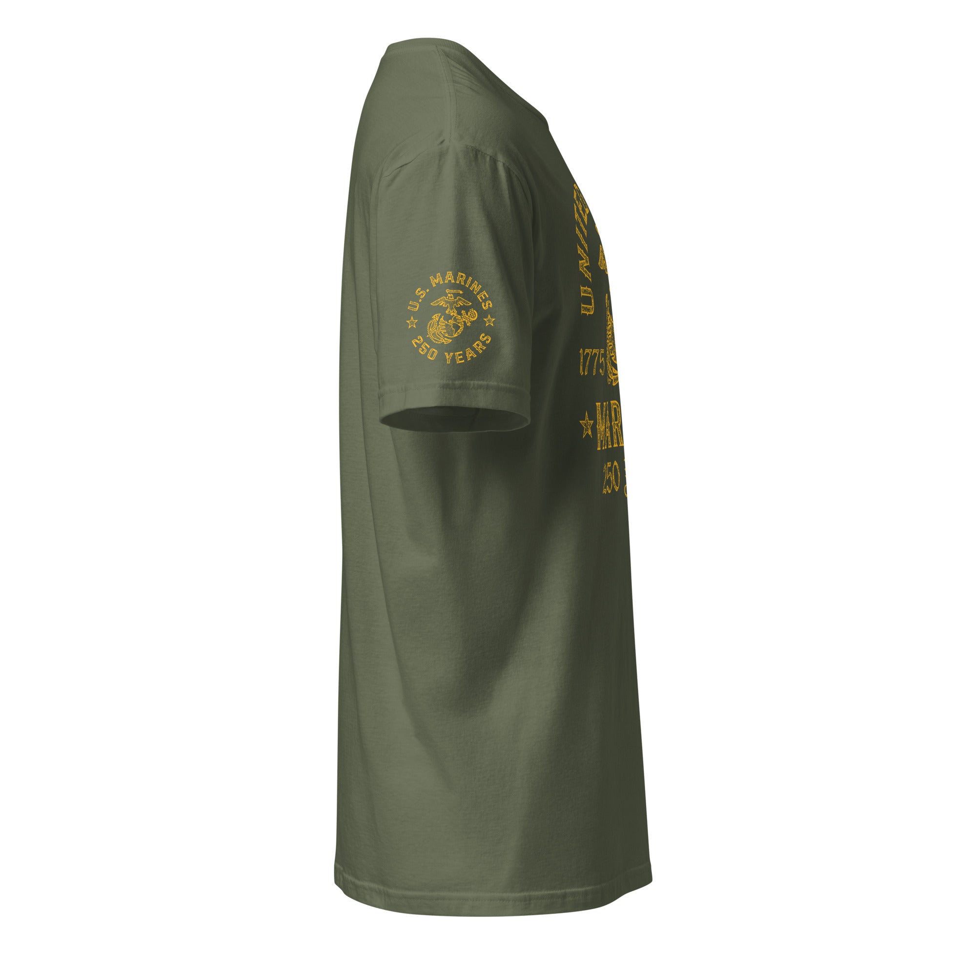 7.62 Design USMC 250th Birthday T-Shirt cotone verde militare L
