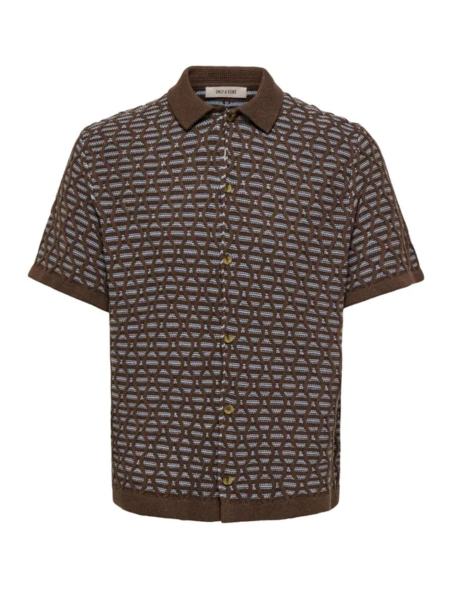 Only & Sons Onswave Life camicia uomo nera taglia L