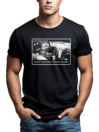 Makaya Fear And Loathing T-Shirt Uomo Nera Cotone