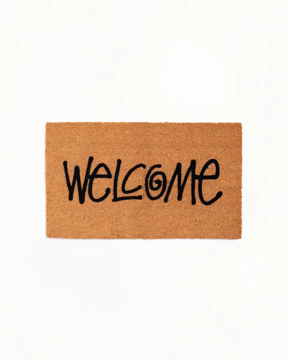 Stussy Welcome Mat zerbino cocco 76x46 cm fibre naturali