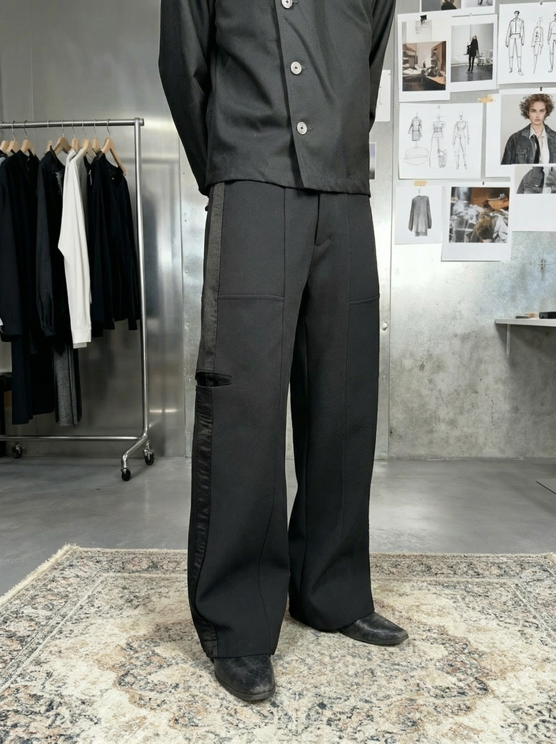 Tiat Occulta bellezza Void pantalone cotone doppiato