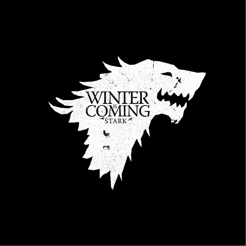 MAKAYA T-Shirt Donna Winter Is Coming nera taglia S
