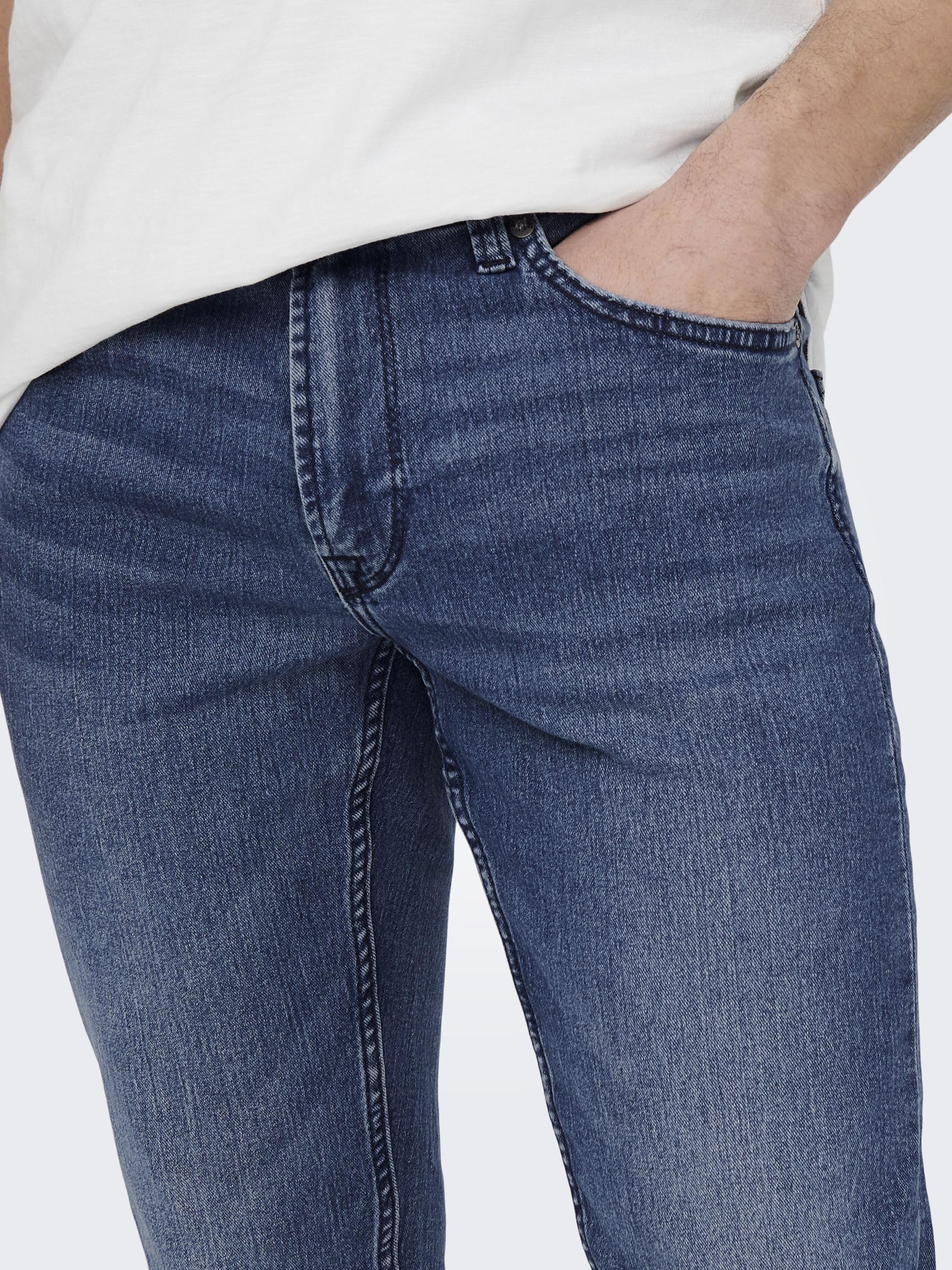 Only & Sons Jeans Slim Uomo Jeans 31W 32L Elasticizzato