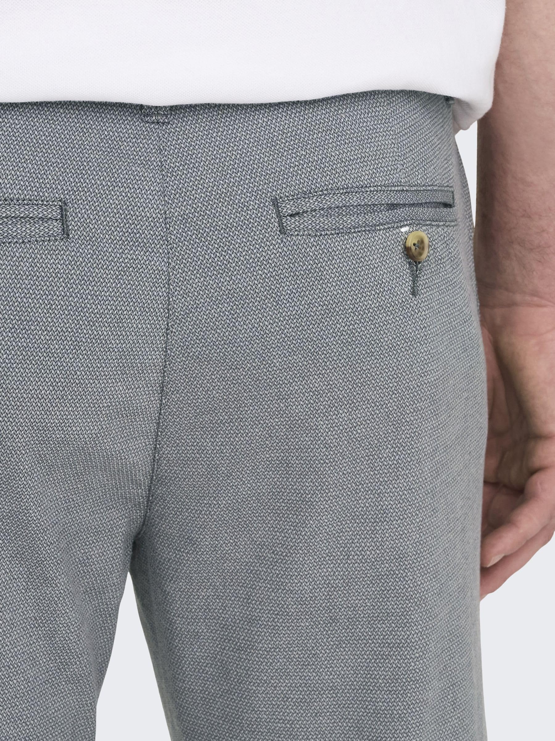 Only & Sons Onsmark Pete Slim Pantaloni Chino 32W/32L Grey