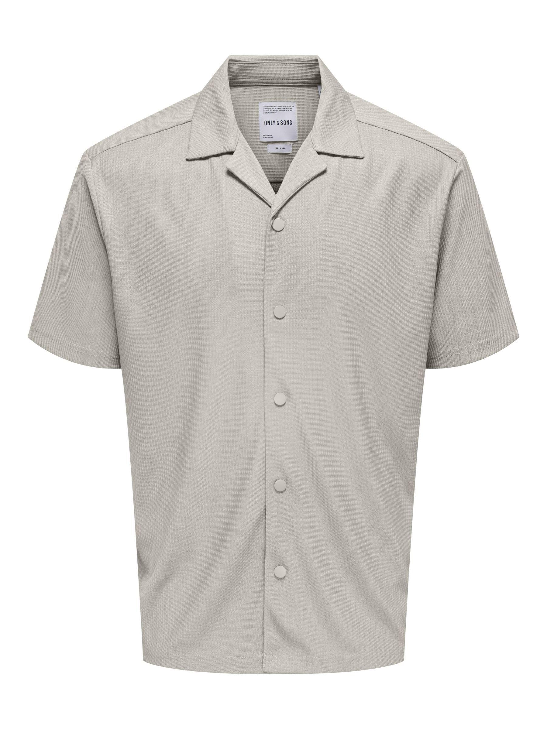 Only & Sons Onskari Resort Camicia Uomo Relax Manica Corta