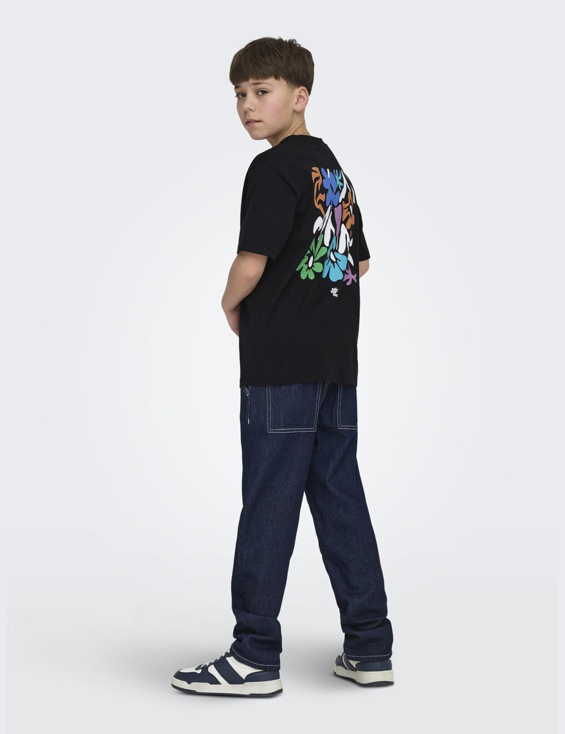 Only Kids Osjfred Laurent T-Shirt Bambino 122-128 Bianco