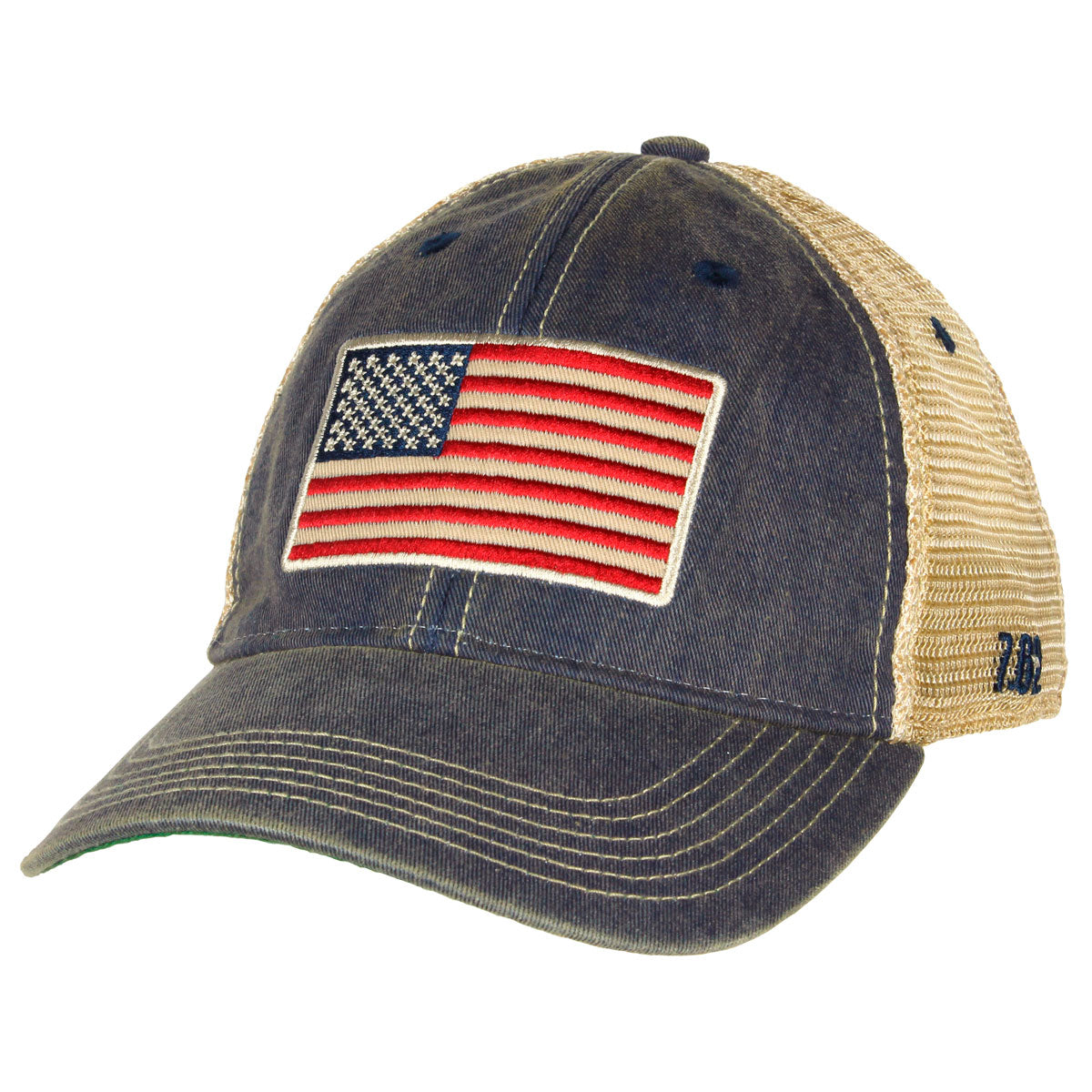 7.62 Design American Flag Cappello Trucker Blu Taglia Unica