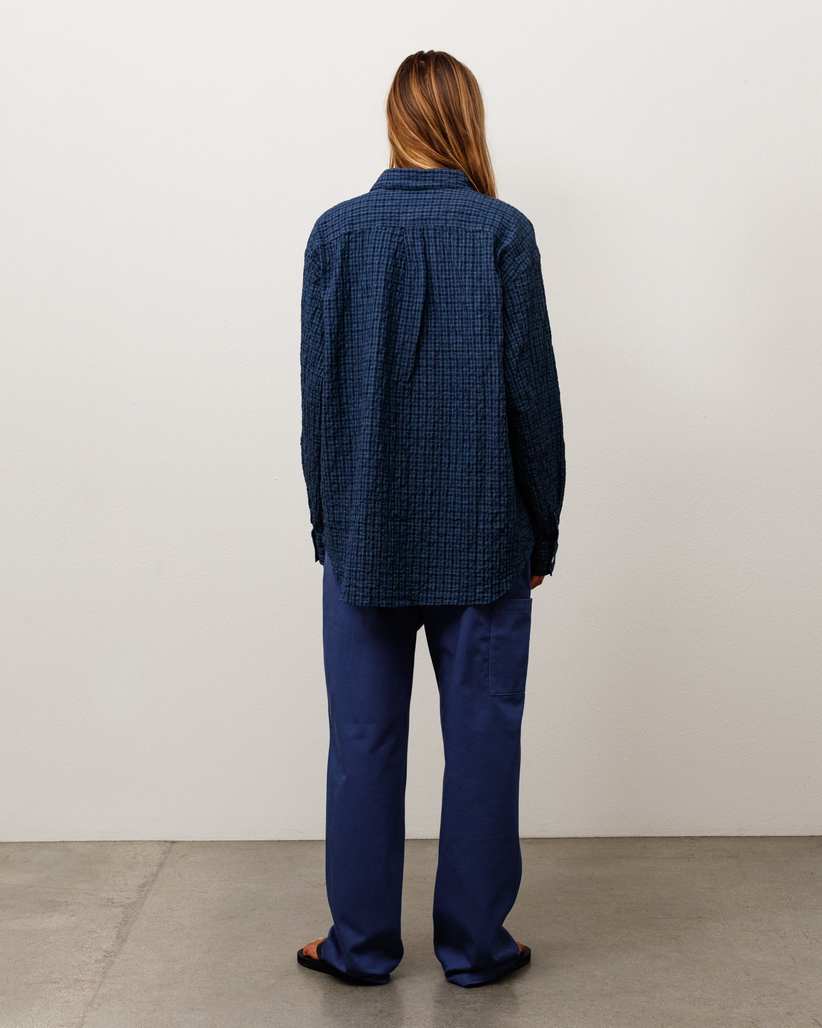 Stussy Pants pantalone uniforme pantalone cotone blu 32