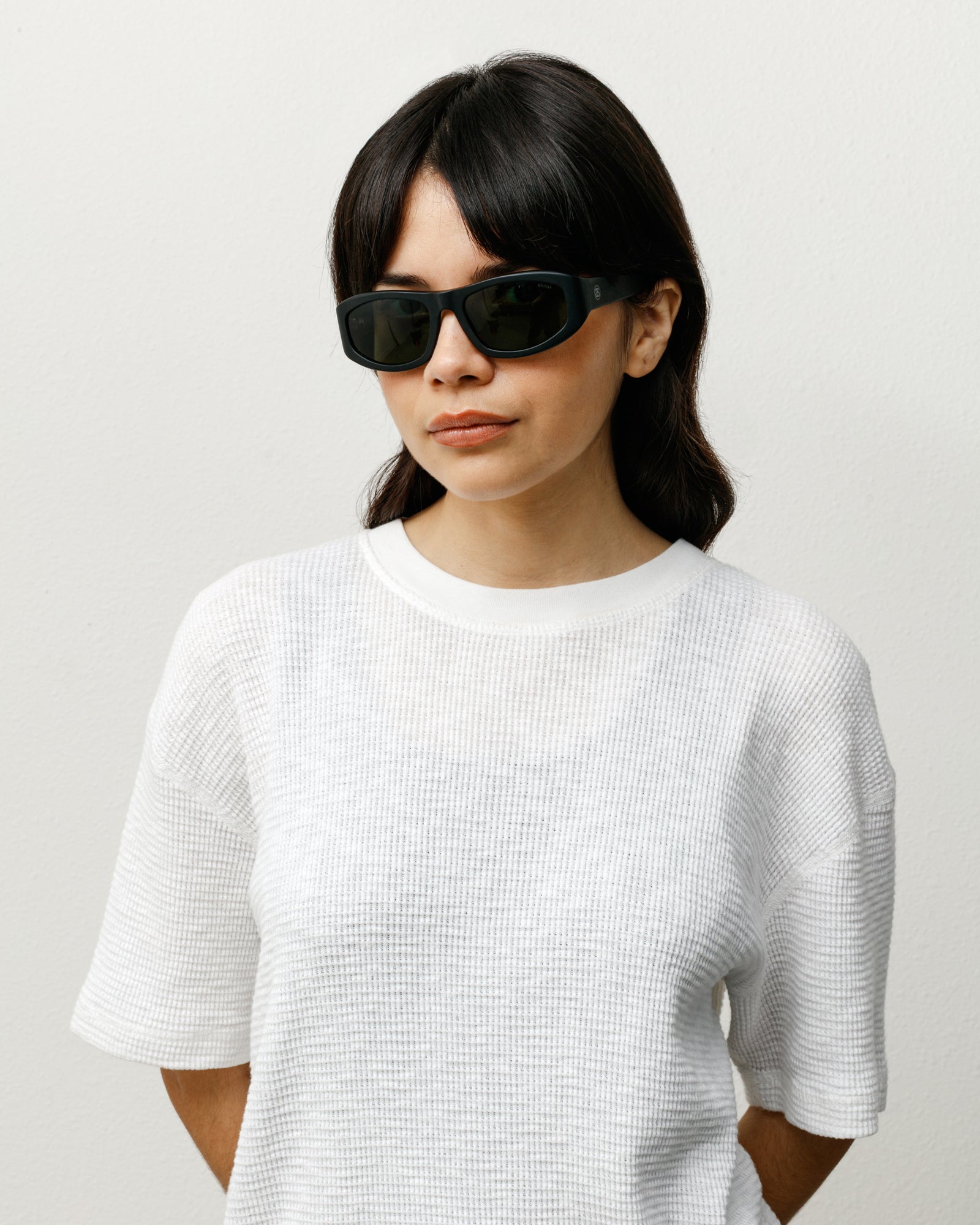 Stussy Landon Sunglasses occhiali nero verde taglia unica