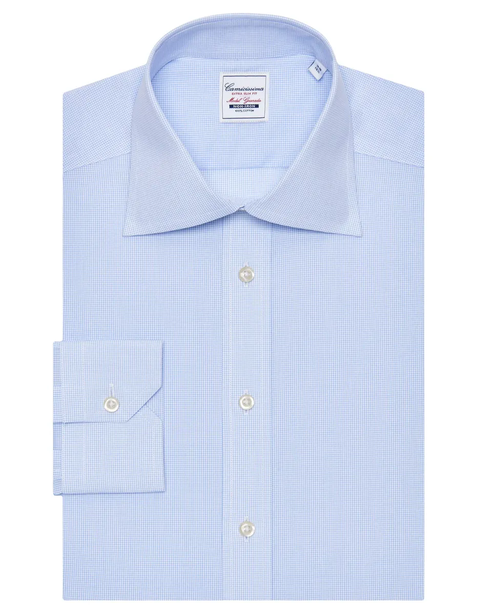 Camicissima Non Iron camicia uomo a quadretti extra slim