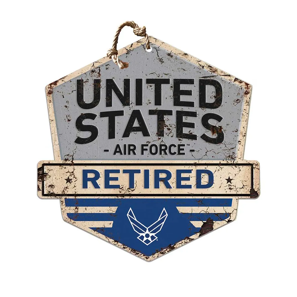 7.62 Design Air Force Logo targa insegna 20x20 MDF