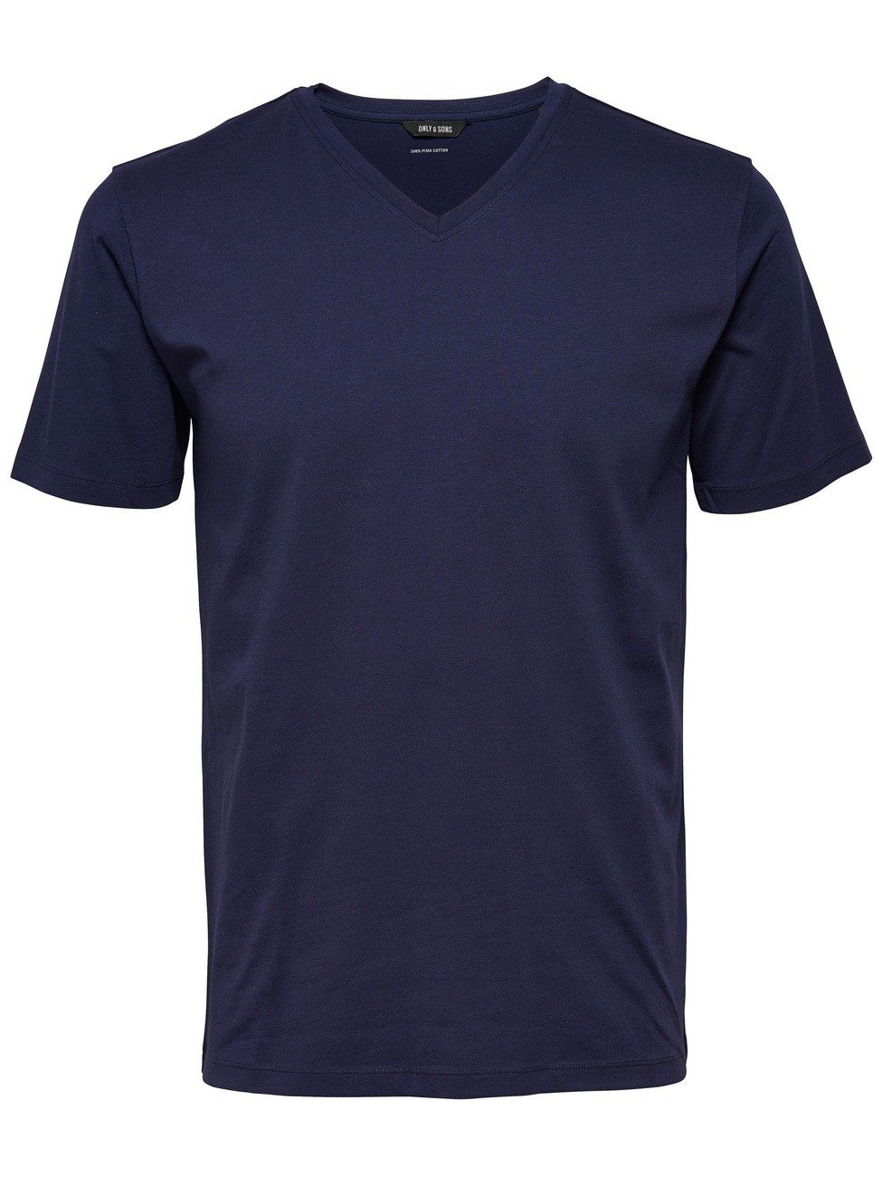 Only & Sons Pima V-Neck t-shirt uomo M scollo a V