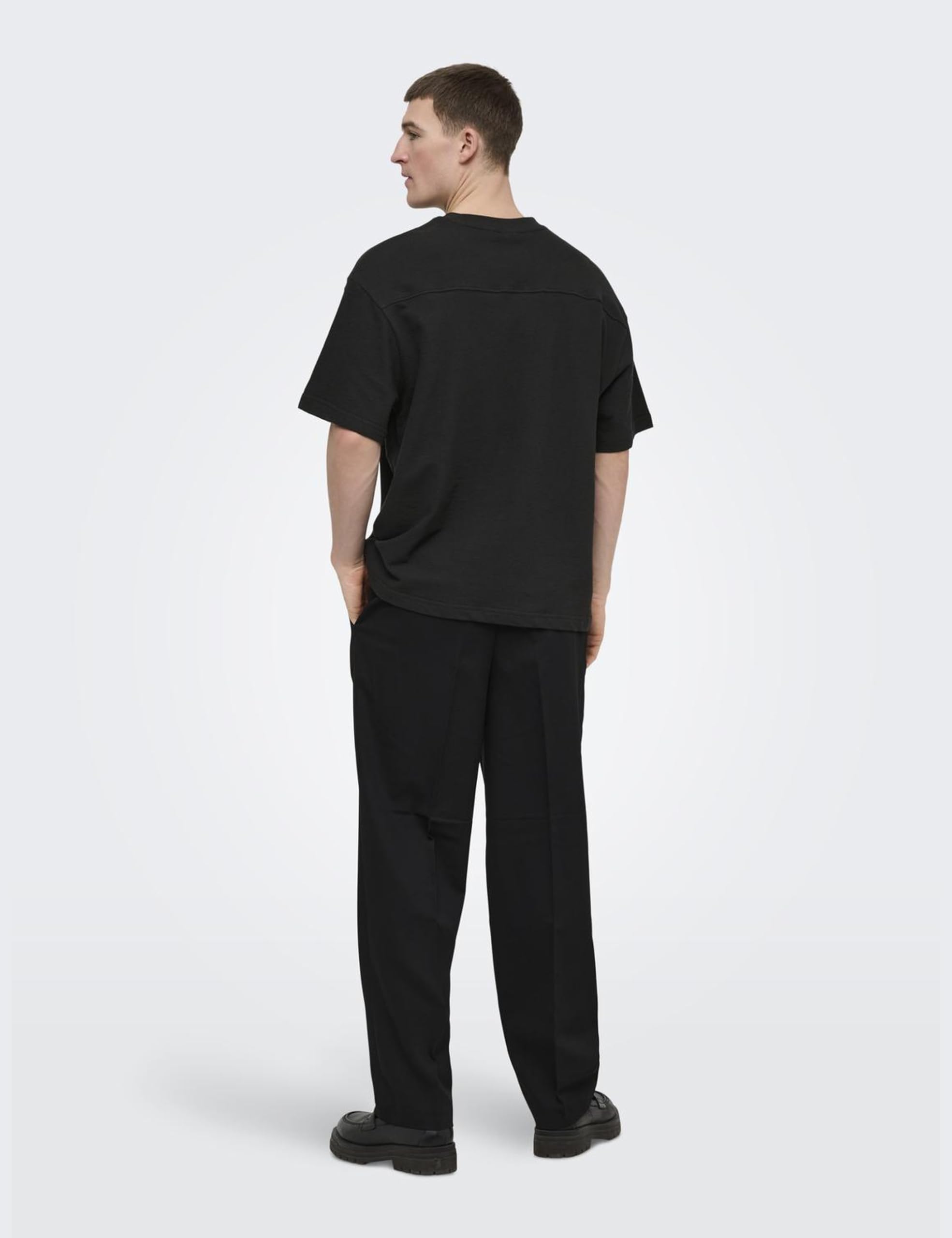 Only & Sons Onslenny T-Shirt Uomo Cotone Nero