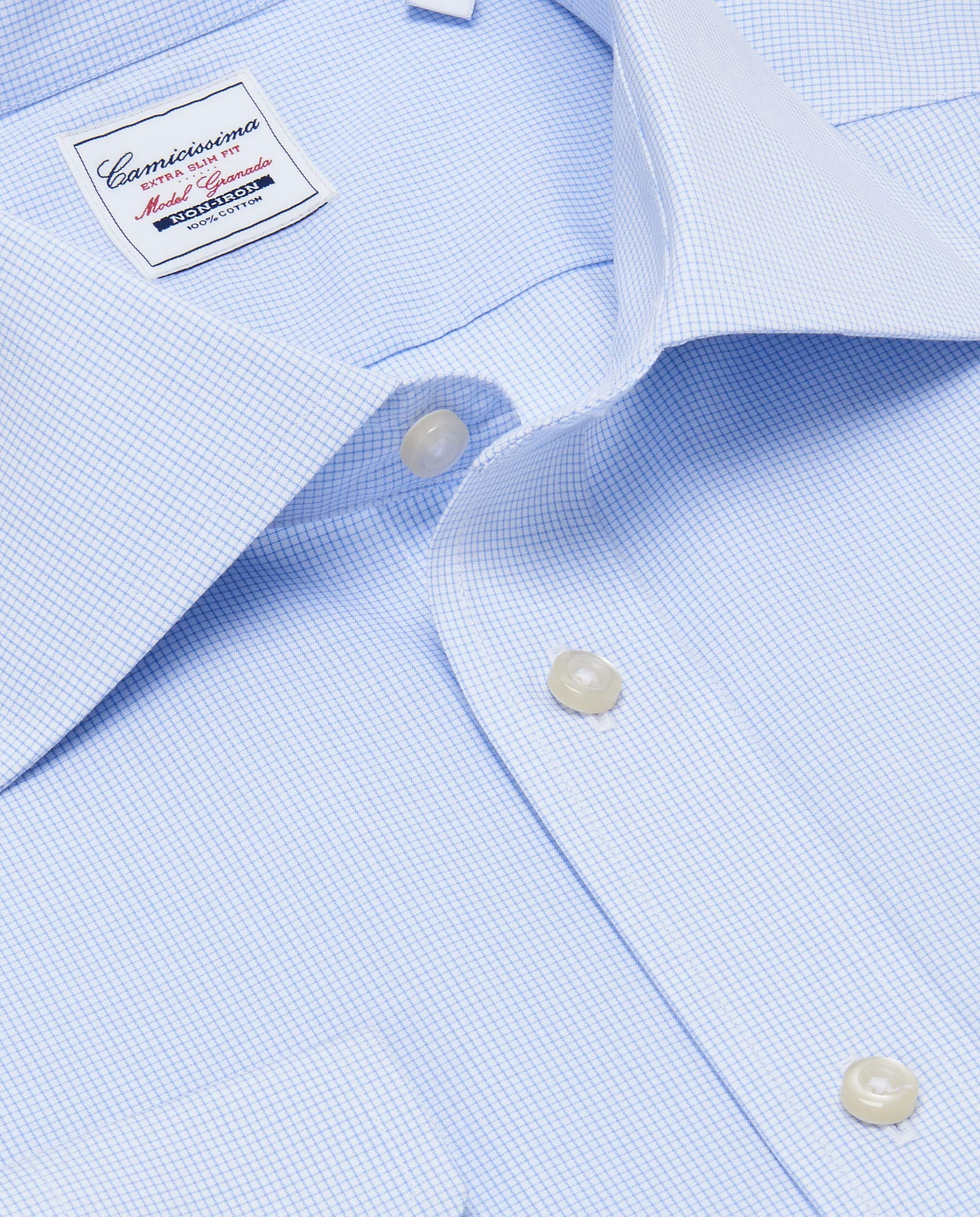 Camicissima Non Iron camicia uomo a quadretti extra slim
