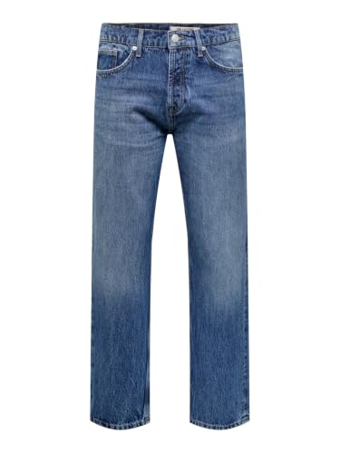 ONLY & SONS ONSEDGE Straight Jeans uomo 36W/34L vita media