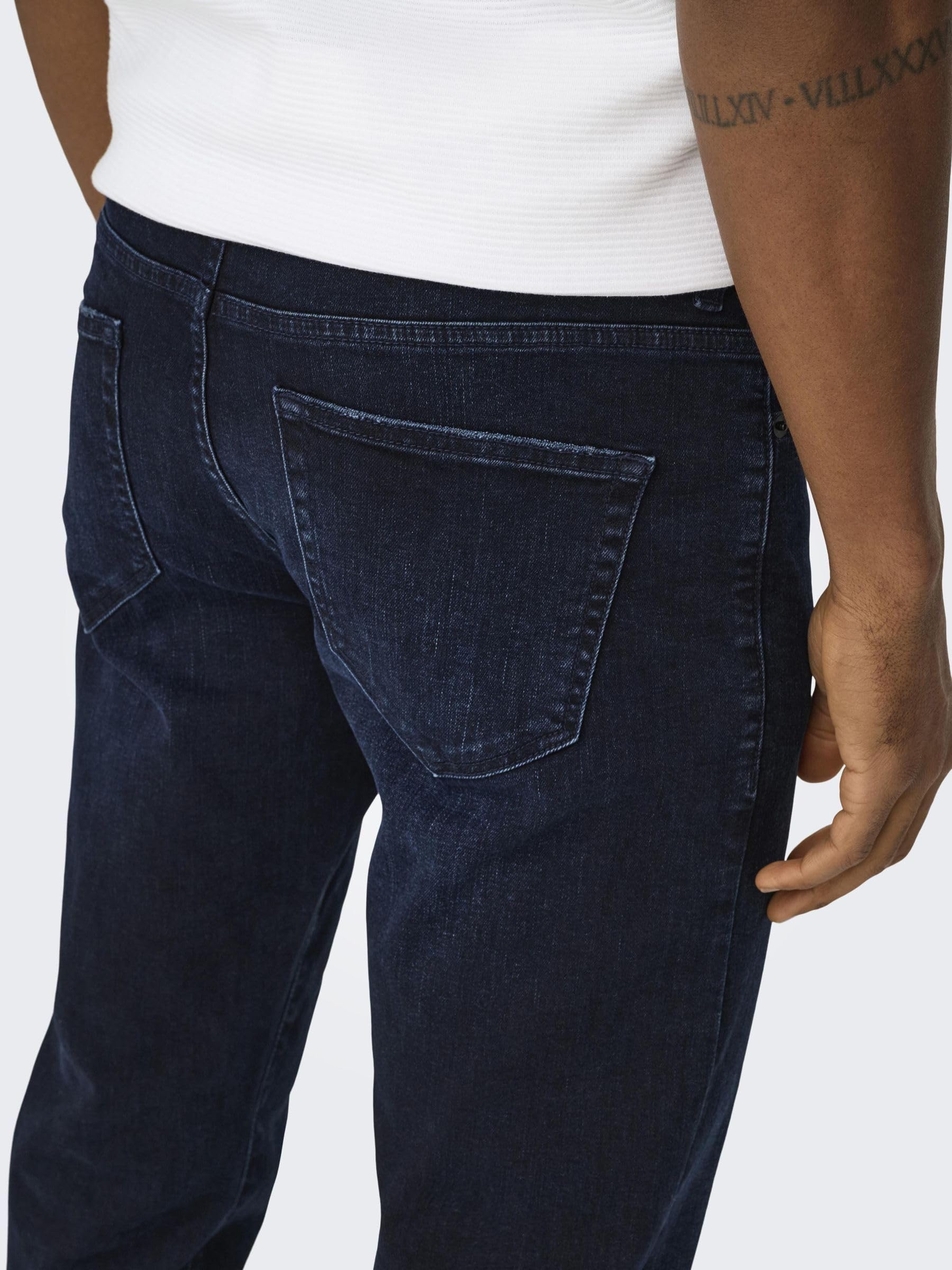 ONLY & SONS Onsweft Reg Blue Blk 2652 Jeans Uomo 32W/32L Blu