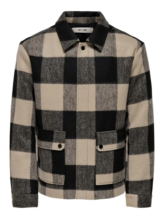 Only & Sons Onsconnor Giacca Uomo XXL Silver Lining