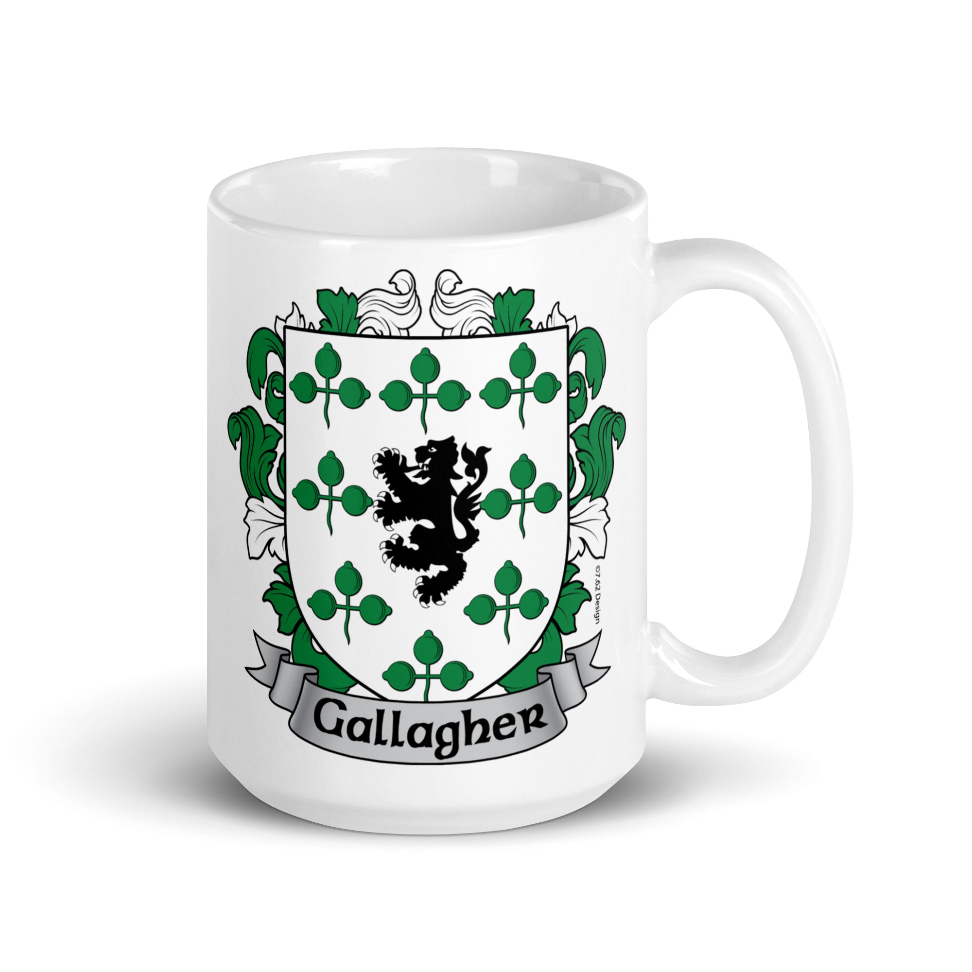 7.62 Design Gallagher Tazza Ceramica 15oz Stemma Irlandese