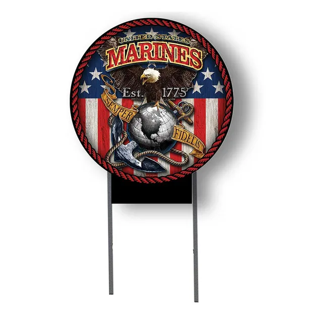 7.62 Design Home Products Cartello Giardino USMC Fighting Eagle 50x50 cm