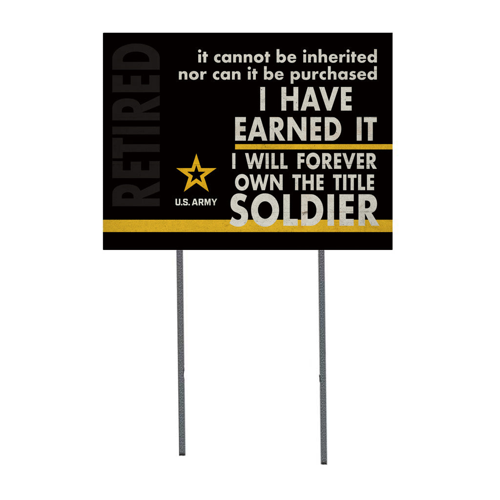 7.62 Design Army Retired Cartello giardino 45x60 PVC